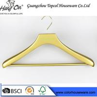 Gold Color Standard Size Lotus Coat Wooden Hanger for Adults & Kids