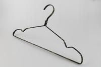 Durable adults T-shirts aluminium hanger with notches for clothes shop