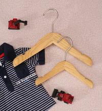 garment kids natural wooden hanger for clothes shop