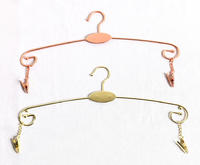 Customized colors stainless steel metal cloth hanger gold or copper